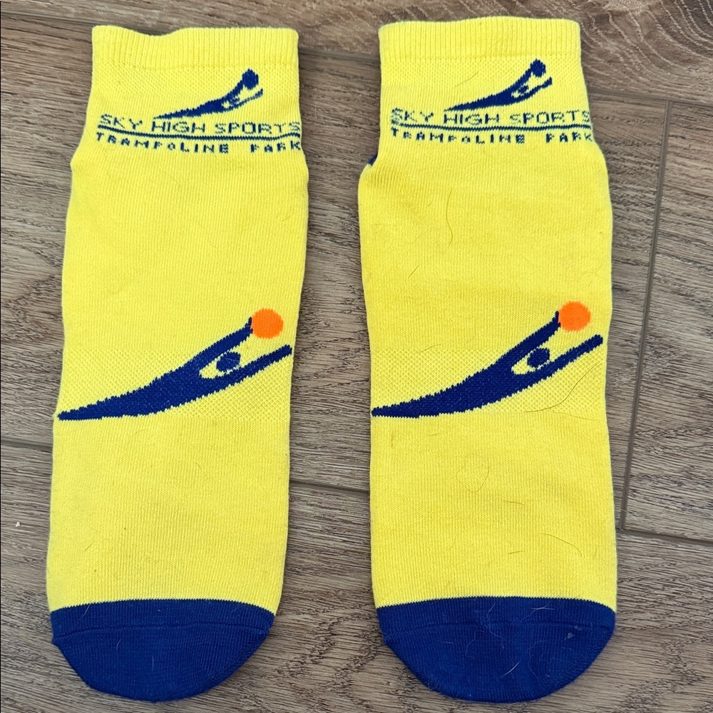 Sky High Sports Trampoline Socks with sticky bottom